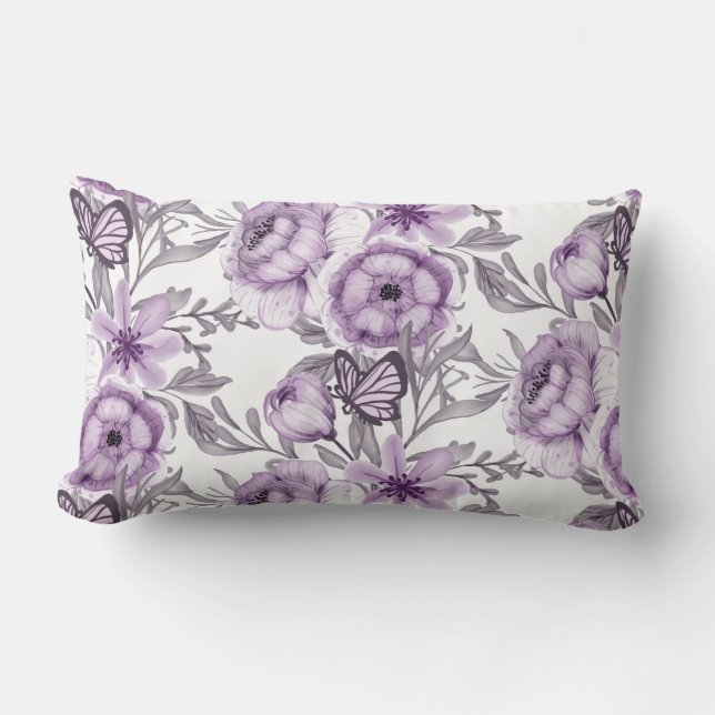 Floral Throw Pillow (Front)