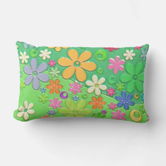 Floral Throw Pillow (Front)