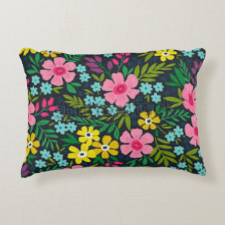Floral Throw Pillow | Colorful Flower cushion 