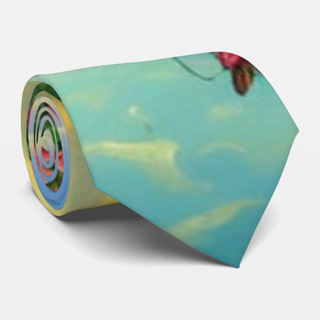 Floral tie  (Rolled)