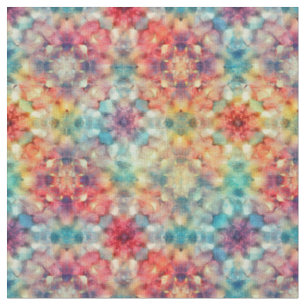 Floral Tie-dye Fabric