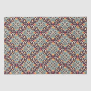 Floral Tile Pattern  Tissue Paper