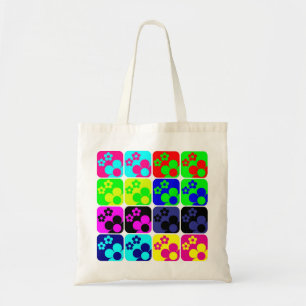 Floral Tiles Tote Bag