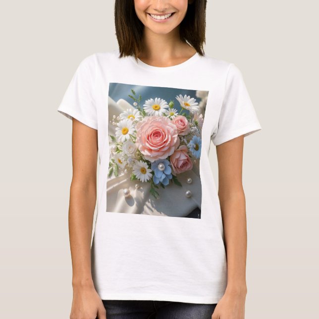 Floral Timeless elegance meets whispered romance T-Shirt (Front)