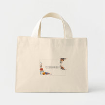 Floral Tiny Tote Bag for Women