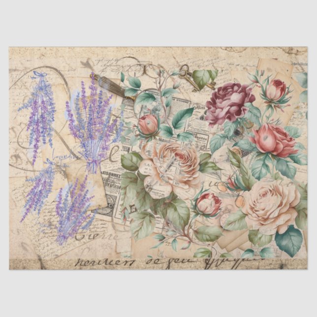 floral tissue paper (Front)