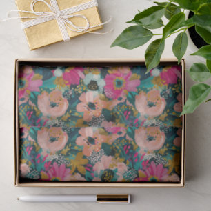 Floral  tissue paper