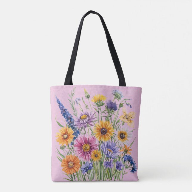 Floral Tote Bag (Back)