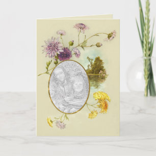 Floral Touch 4 Card