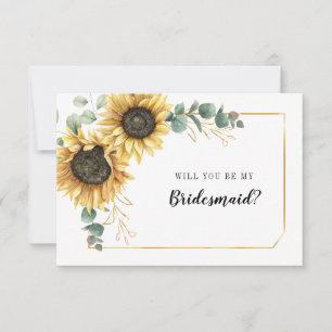 Floral Tournesol Eucalyptus Soyez ma carte de demo