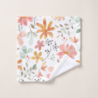 Floral Trendy Printed Wash Cloth