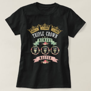 Floral Triple Crown CC Conversations Memory Master T-Shirt