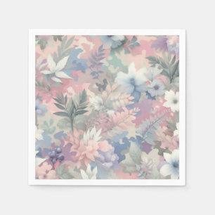 Floral/Tropical spring/easter pastel Napkin