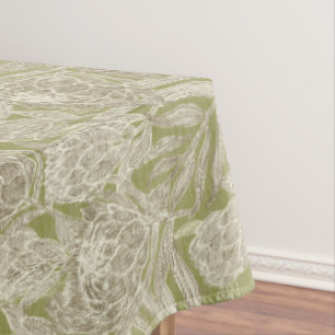 Floral tropical tablecloth