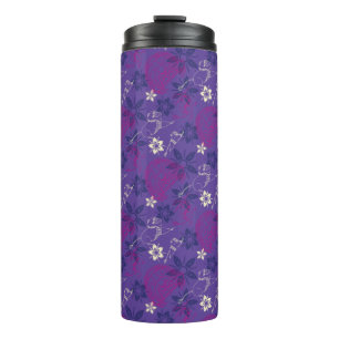 Floral Tuk Tuk & Ongi Pattern Thermal Tumbler
