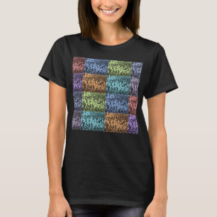 Floral Tulip Shirt  (Black) - Multi-Coloured