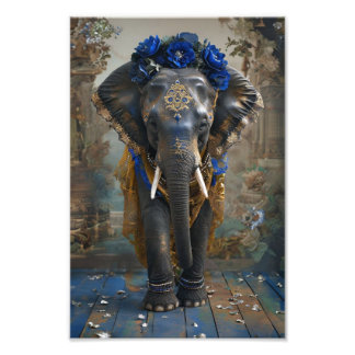 Floral Tusk Photo Print