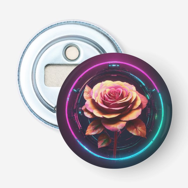 "Floral Twist Bottle Opener" Bottle Opener (Front)