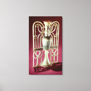 Floral unguent jar, from the Tomb of Canvas Print