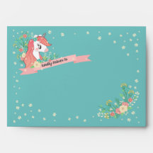 Floral Unicorn Kindly Deliver To