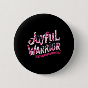 Floral Us Flag Joyful Warrior We Are Not Going Bac 2 Inch Round Button