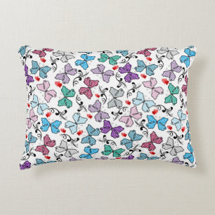 Floral Valentine Pattern Decorative Pillow