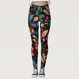 Floral Vibrant Leggings