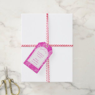 Floral Victorian Bridal Shower Thank You Gift Tags