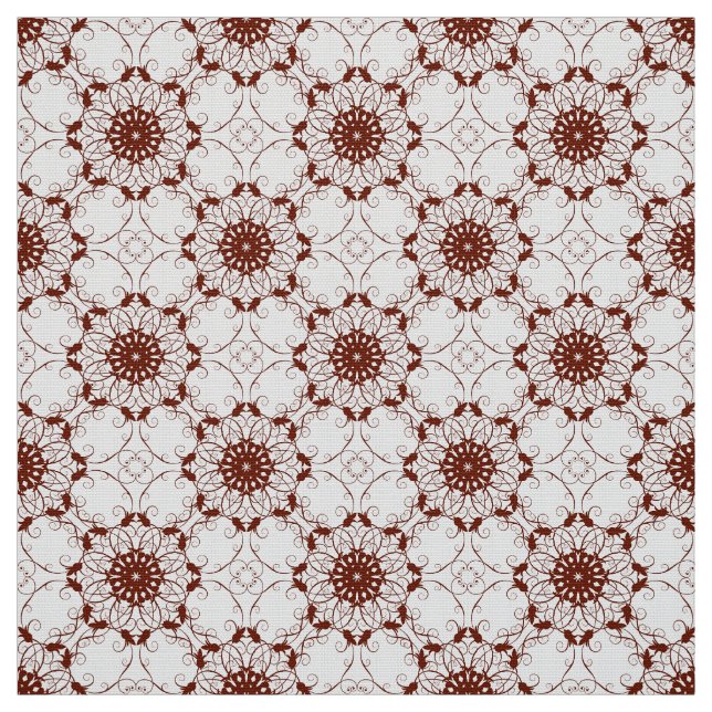 floral victorian lace. fabric (Swatch)