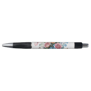 Floral Vine Pattern – Soft Watercolor Boho art Pen