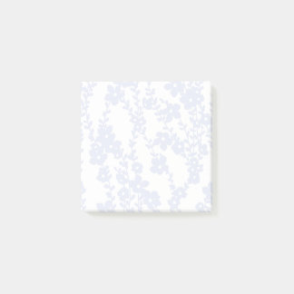 Floral Vines (White - Periwinkle) Post-it Notes