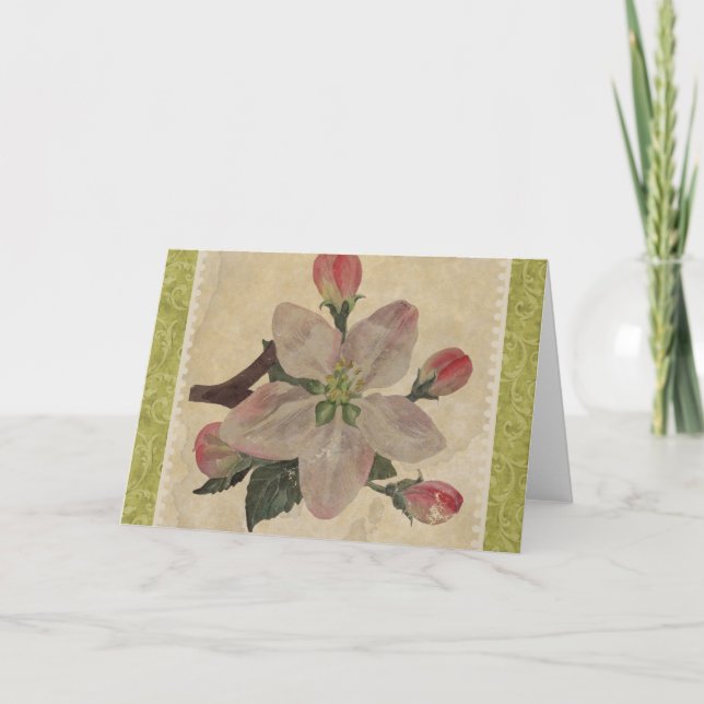 Floral:Vintage Card (Front)