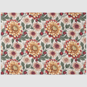 Floral Vintage Decoupage Elegant Rustic Tissue Paper