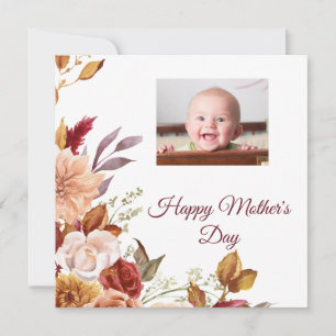 Floral Vintage Mother's Day Card - Elegant