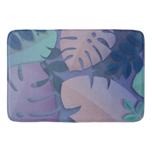 Floral Vintage Nature Painting Colourful Bath Mat
