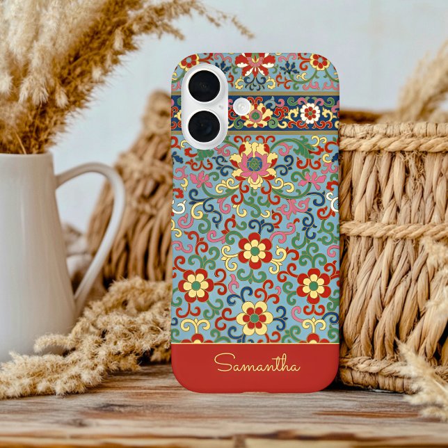 FLORAL VINTAGE PATTERN iPhone / iPad case (Creator Uploaded)