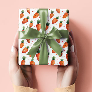 Floral Vintage Rabbits | Easter Wrapping Paper