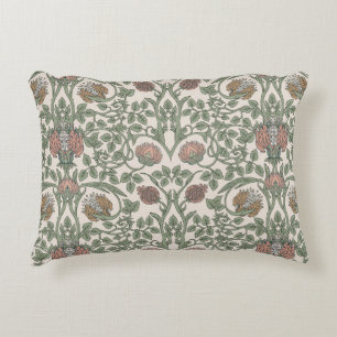Floral vintage seamless pattern. Enchanted Vintage Accent Pillow