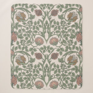 Floral vintage seamless pattern. Enchanted Vintage Sherpa Blanket