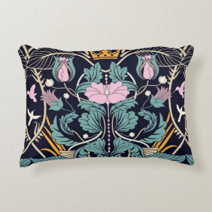 Floral vintage seamless pattern. Modern vintage fl Accent Pillow