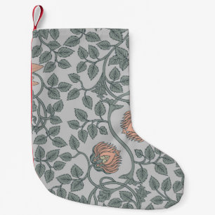 Floral vintage seamless pattern, retro wallpapers small christmas stocking