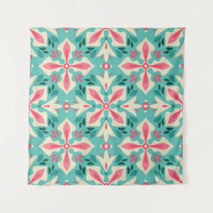 Floral vintage seamless pattern tapestry