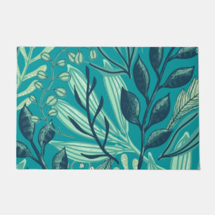 Floral Vintage Watercolor Elegant  Doormat