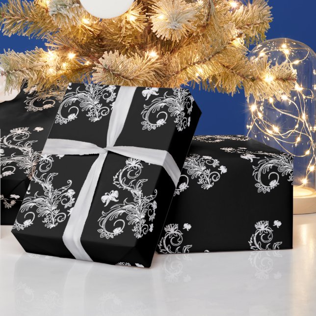 Floral Vintage Wrapping Paper (Holidays)