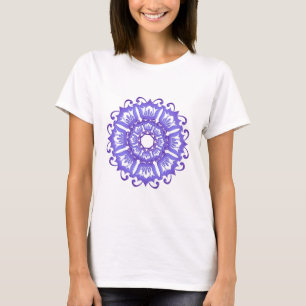 Floral violet mandala. T-Shirt