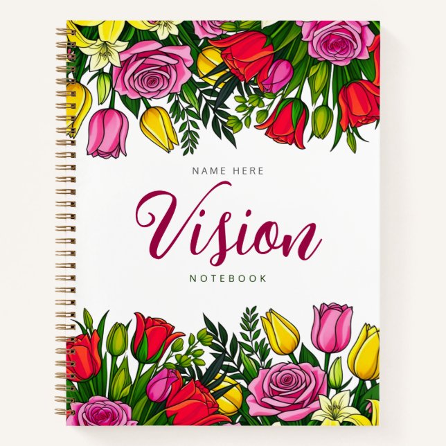 Floral Vision Notebook (Front)