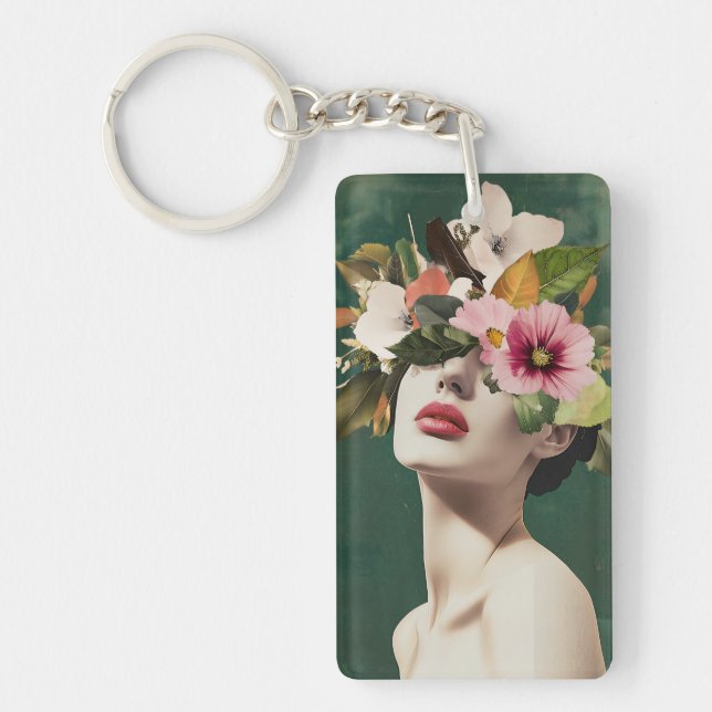 Floral Visions Keychain (Front)