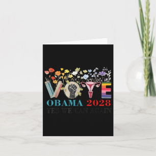 Floral Vote Obama 2028 Lets Fix This President 202 Card