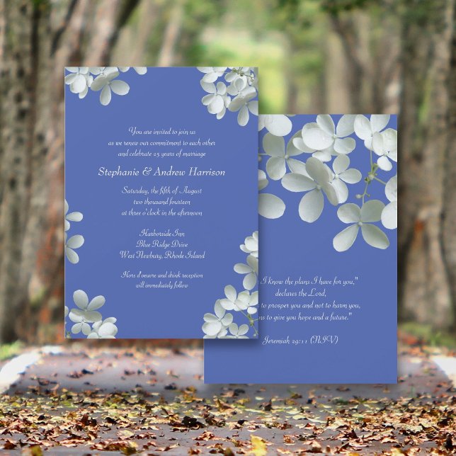 Floral Vow Renewal Scripture Invitation (Creator Uploaded)