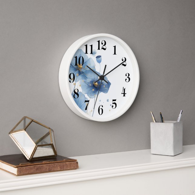 Floral Wall Clock (Office)